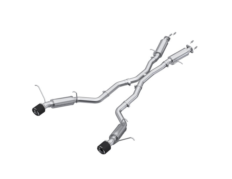 MBRP S55253CF 2012+ Jeep Grand Cherokee SRT 6.4L 3in Dual Rear Exit T304SS Catback Exhaust - CF Tips - #S55253CF