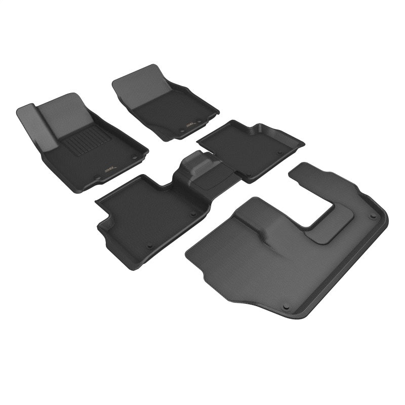 3D MAXpider Kagu Front, Rear & 3rd Row Floor Mats for 2022-2024 Jeep Grand Cherokee