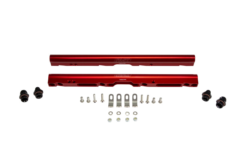 FAST 146035-KIT Billet Fuel Rail Kit Red for LSX Intake Manifold LS1/LS6