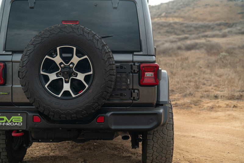 DV8 Offroad 2018-2025 Jeep Wrangler JL Tailgate Reinforcement Molle Panel - #TCJL-04