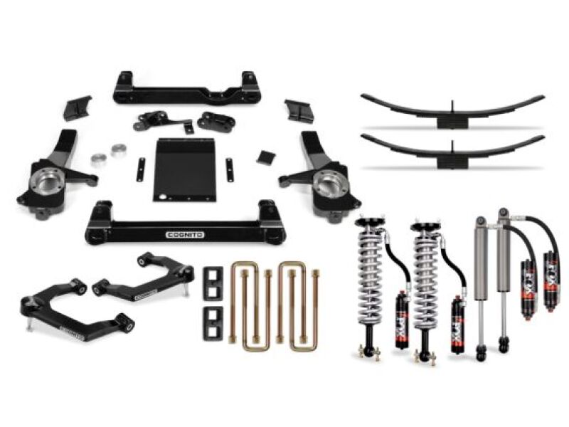 Cognito Motorsports 210-P1224 6-Inch Elite Lift Kit with Fox 2.5 Performance Elite Shocks for 2019-2024 Chevrolet Silverado / GMC Sierra 1500