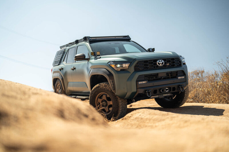 DV8 Offroad 2025 Toyota 4Runner Front Bumper w/ Centric Winch - #FBTF3-03