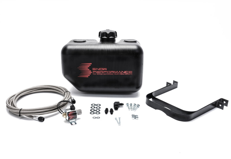 Snow Performance SNO-40014-BRD 2.5 Gal Water Tank Upgrade SS Brd Line & Solenoid