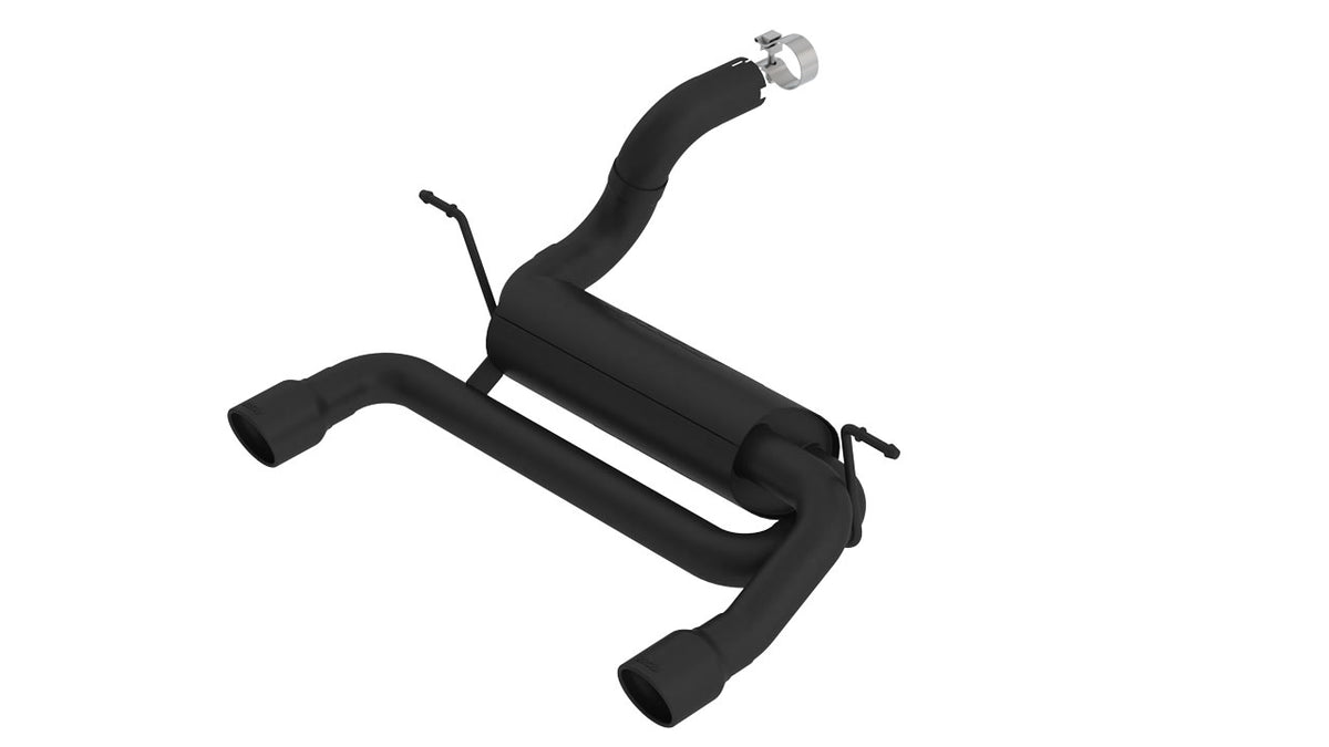 Borla 11962CB Axle-Back Exhaust System Touring with Black Coated Tips for 2018-2026 Jeep Wrangler (2.0L I4)