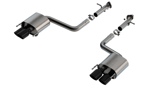 Borla 11981BC Axle-Back Exhaust System S-Type with Black Chrome Tips for 2015-2025 Lexus RC F