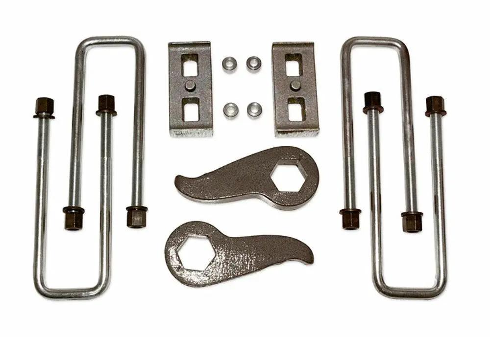 Tuff Country 12034KN 2in Lift Kit (Rear Lift Blocks) SX8000 for 2011-2019 Silverado 2500HD 4WD/2WD