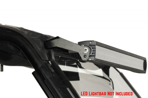 Seizmik 15-23 Polaris RZR 900 S/1000 S/4/Trail/RZR Turbo S/4/XP Light Bar Mount - Black 12110