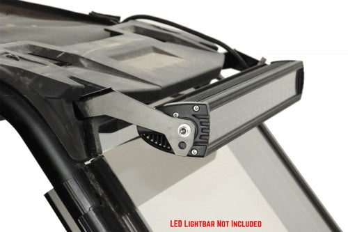 Seizmik 15-23 Polaris RZR 900 S/1000 S/4/Trail/RZR Turbo S/4/XP Light Bar Mount - Black 12110