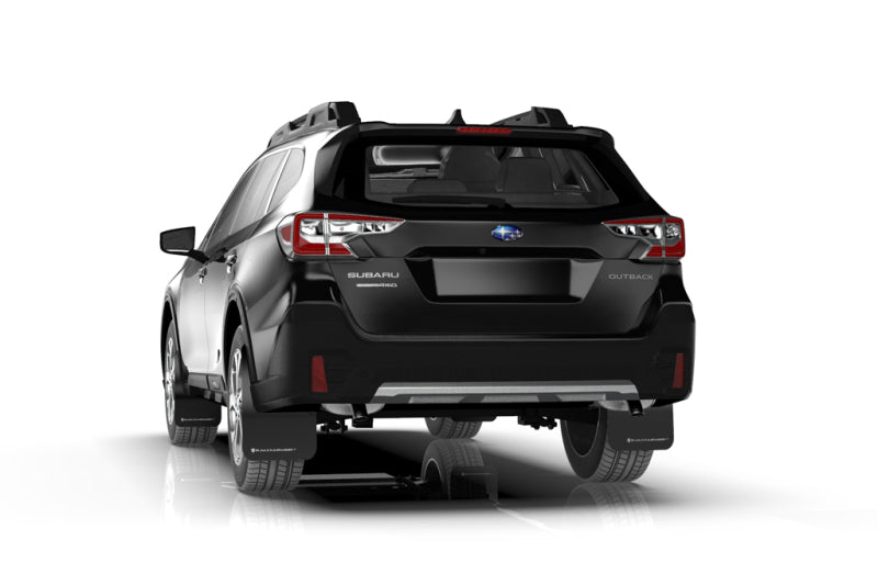 Rally Armor UR Mud Flaps - 2020-2025 Subaru Outback - Black/Grey Logo - #MF66-UR-BLK/GRY