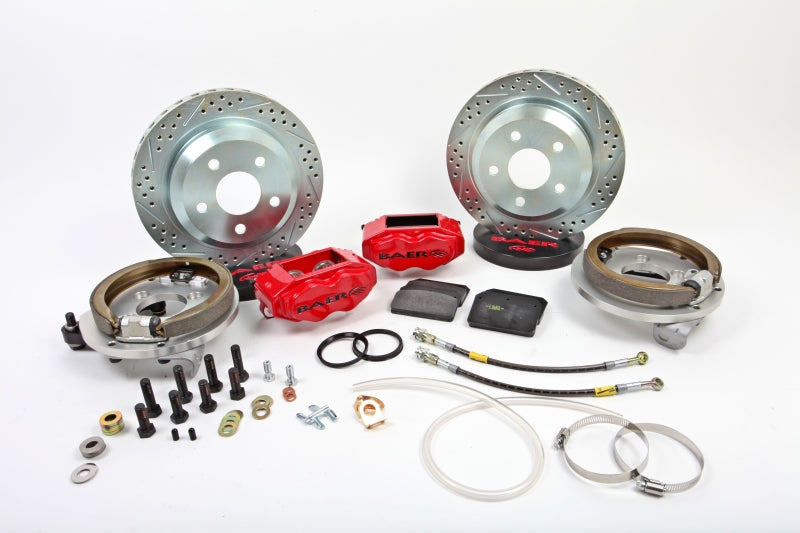 Baer Brakes Rear Ends w/ Ford 8/9in Small Bearing Housing Ends 12in SS4 Rear SDZ Brake Kit - MG — (5x4.5", 5x4.75"BC)