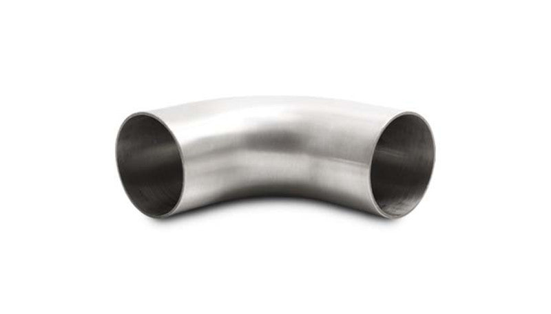 Vibrant 2.0in OD 3.23in Tangent Length T304 SS 90 Deg Mandrel Bend w/Extended