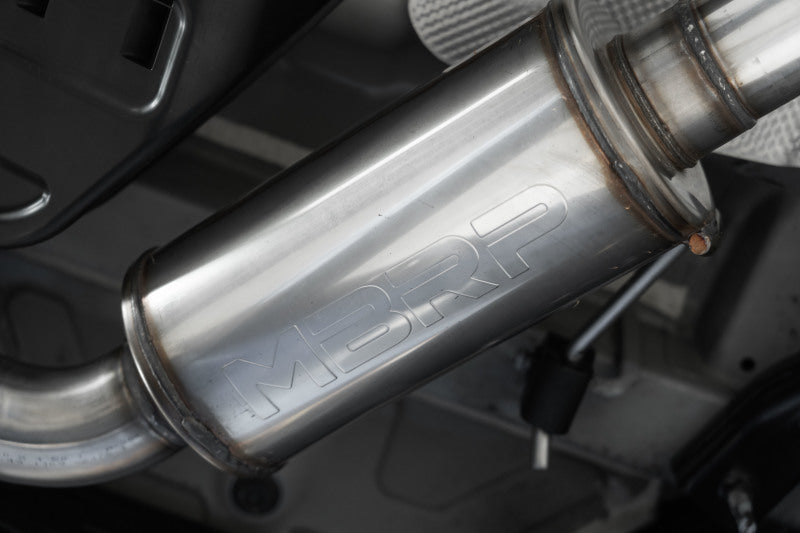 MBRP S47103CF 22-23 Hyundai Elantra N 2.0L Turbo T304 5in OD CF Tips Dual Outlet 3in Cat Back Exhaust - #S47103CF