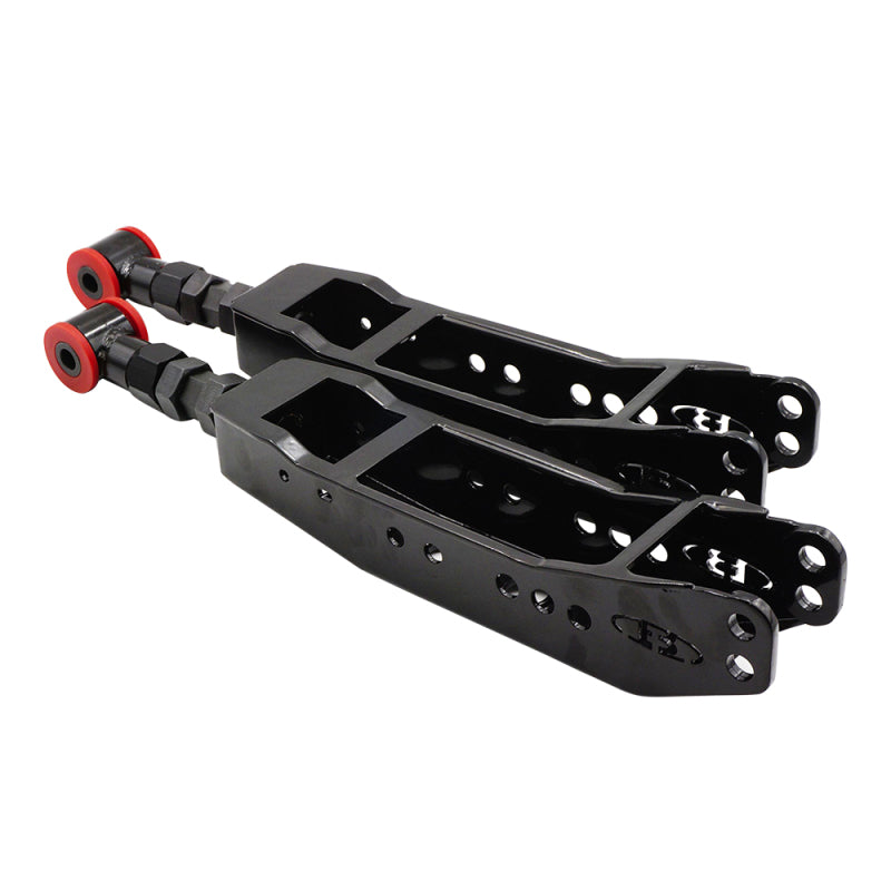 BLOX Racing Rear Lower Control Arms - Black (2013-2027 Subaru BRZ/Toyota 86 / 2008-2023 Subaru WRX/STI) BXSS-50010-BK