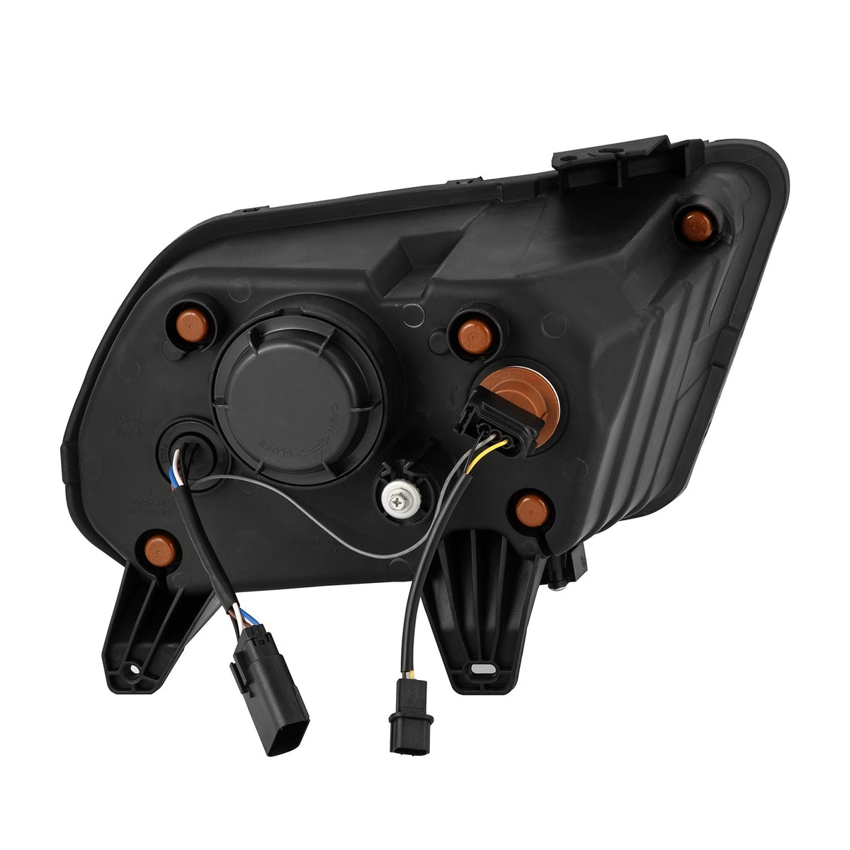 AlphaRex 880488 13-14 Ford Mustang NOVA LED Projector Headlights Alpha-Black with Activation Light & Sequential Signal / Switchback DRL