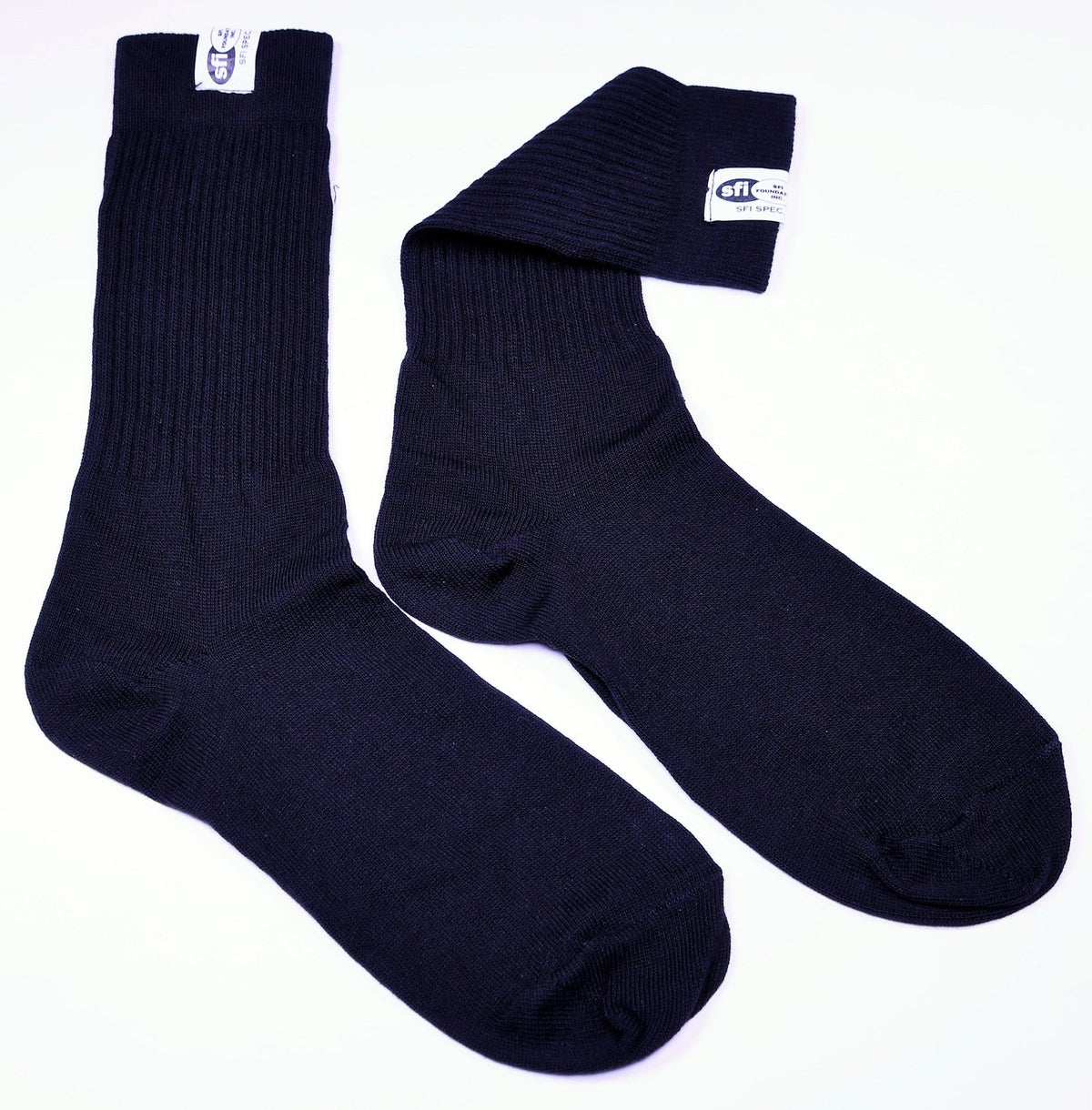 RaceQuip 411995 Black SFI 3.3 Fire Retardant Socks Large 10-11