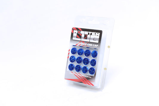 Wheel Mate 33007U Monster Lug Nut Caps Blue M14x1.50 - Set of 20