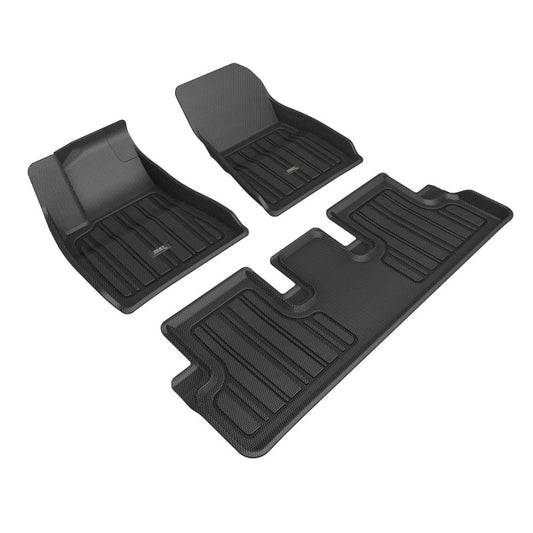 3D MAXpider Elitect Front & Rear Floor Mats for 2024 Tesla Model 3