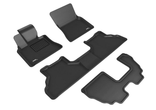 3D MAXpider Kagu Front & Rear Floor Mats for 2007-2013 BMW X5