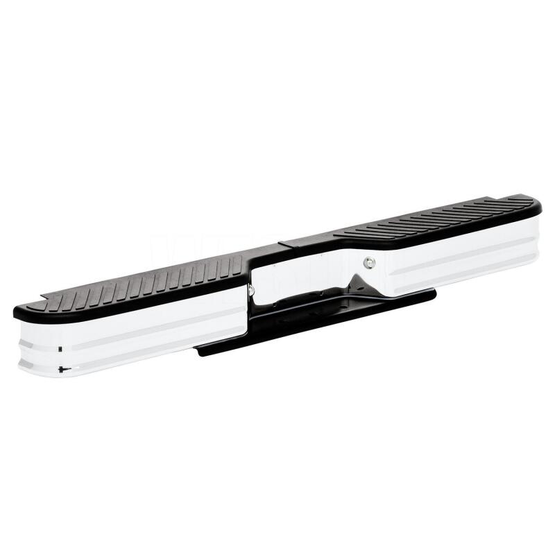 Westin 21007 Fey Surestep Universal Bumper for 1967-1997 Chevrolet/Dodge/Ford/GMC Chrome