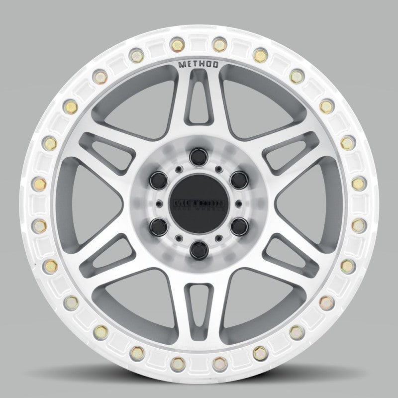 Method MR106 Beadlock 17x9 -44mm Offset 8x6.5 130.81mm CB Machined/Clear Coat with BH-H36125 Wheel