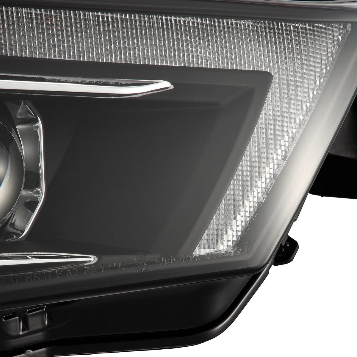 AlphaRex 880814 14-22 Toyota 4Runner PRO-Series Projector Headlights Black with Sequential Signal + DRL