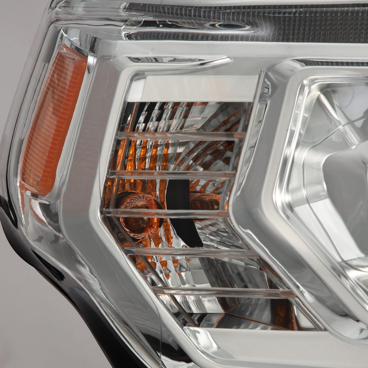 AlphaRex 880815 14-22 Toyota 4Runner PRO-Series Projector Headlights Black with Sequential Signal + DRL