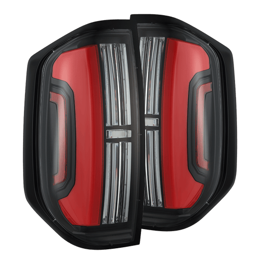 AlphaRex 672052 2014-2021 Toyota Tundra Nova-Series LED Tail Lights - Black Red