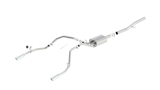 Borla 140572 Cat-Back Exhaust System ATAK for 2014-2018 Chevrolet Silverado 1500 / GMC Sierra 1500