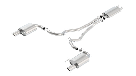 Borla 140589 Cat-Back Exhaust System Touring for 2015-2017 Ford Mustang GT (5.0L V8)