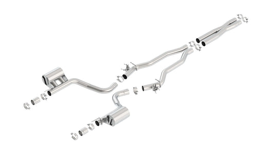 Borla 140669 Cat-Back Exhaust System ATAK for 2015-2023 Dodge Charger SRT Hellcat (6.2L V8)