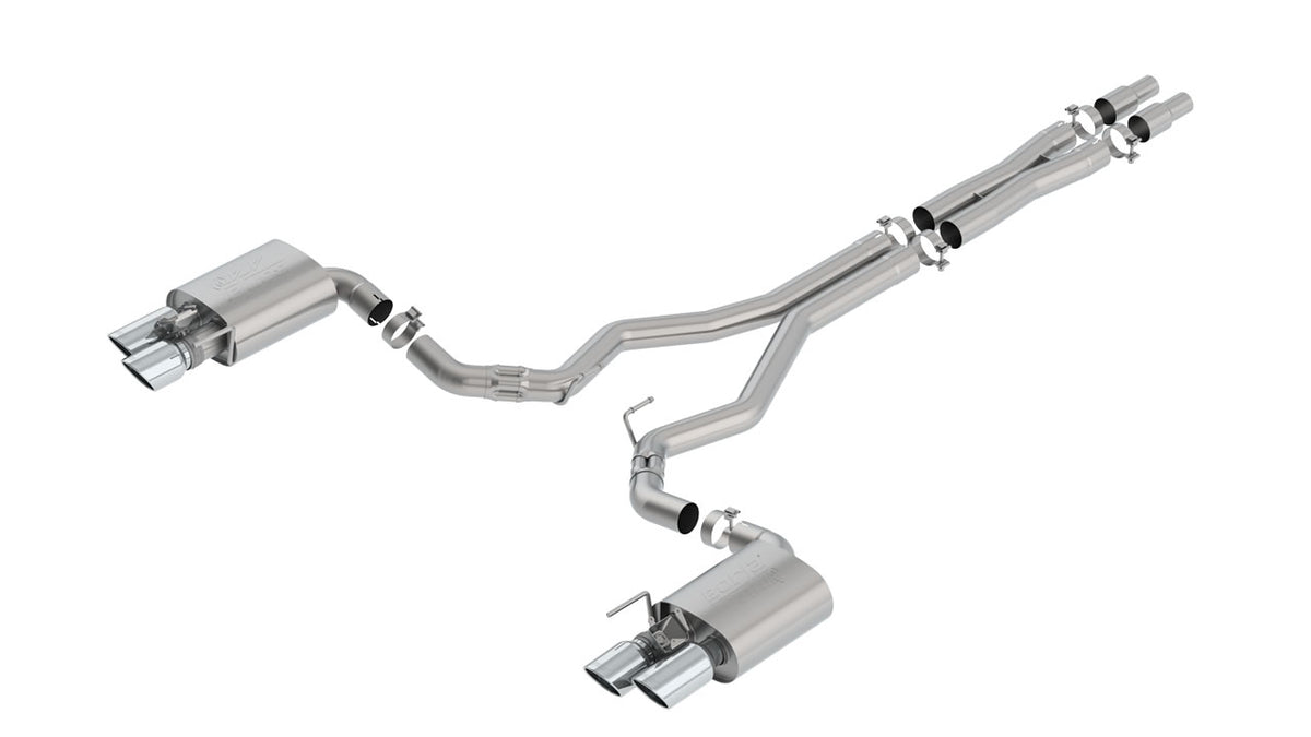 Borla 140743 Cat-Back Exhaust System ATAK for 2018-2023 Ford Mustang GT (5.0L)