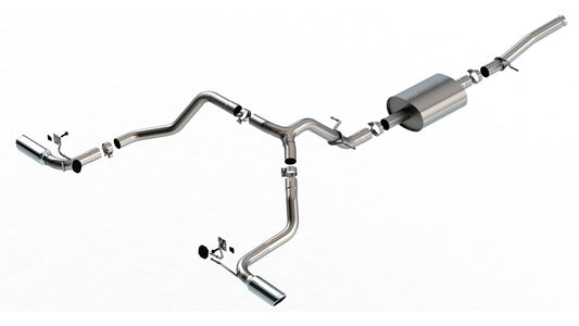 Borla 140842 Cat-Back Exhaust System S-Type for 2019-2026 Chevrolet Silverado 1500 / GMC Sierra 1500 (5.3L V8)