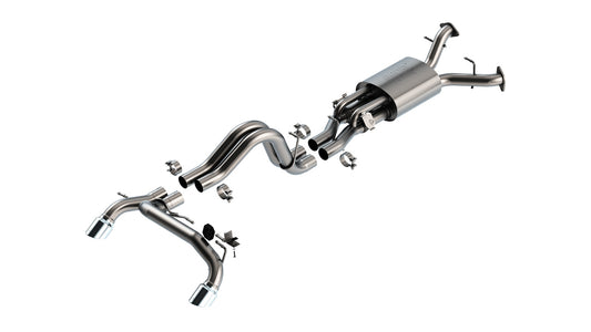 Borla 140934 Cat-Back Exhaust System ATAK for 2022-2026 Ford Bronco Raptor (3.0L V6 Twin Turbo)