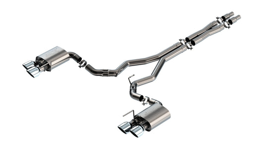 Borla 140965 Cat-Back Exhaust System ATAK for 2024-2026 Ford Mustang Dark Horse (5.0L V8, with Active Exhaust)