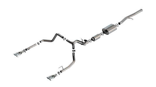 Borla 140995 Cat-Back Exhaust System S-Type for 2024-2026 Chevrolet Silverado 1500 / GMC Sierra 1500 (6.2L V8)
