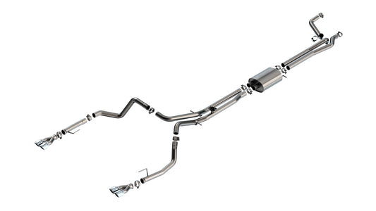 Borla 141001 Cat-Back Exhaust System S-Type for 2024-2026 Chevrolet Silverado 1500 / GMC Sierra 1500 (6.2L V8)