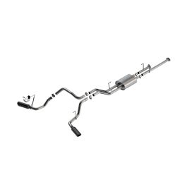 Borla 141024BC 09-21 Toyota Tundra 5.7L ATAK Cat-Back Exhaust - 4in Black Chrome Tips - #141024BC