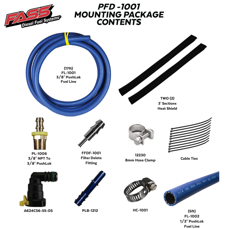 FASS Fuel Systems Powerstroke Filter Delete Kit