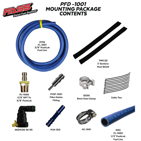 FASS Fuel Systems Powerstroke Filter Delete Kit