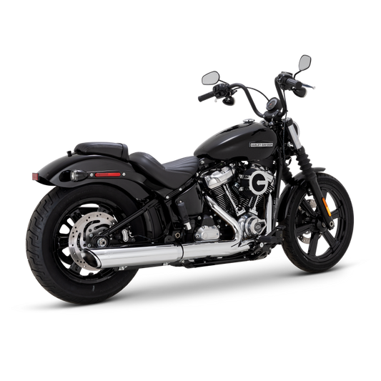 Vance & Hines 16750 Twin Slash 4in Round Slip-Ons Chrome for 2025-2026 Harley-Davidson Softail