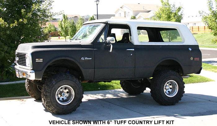 Tuff Country 14613K 4in Lift Kit HD (52in Rear Springs) No Shocks for 1969-1972 Chevrolet Blazer 4WD