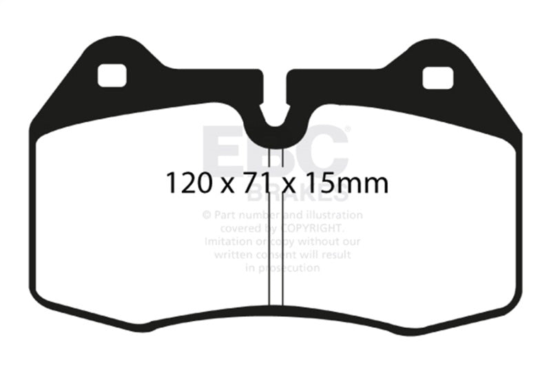 EBC 03-04 Infiniti G35 3.5 (Manual) (Brembo) Redstuff Front Brake Pads DP31644C
