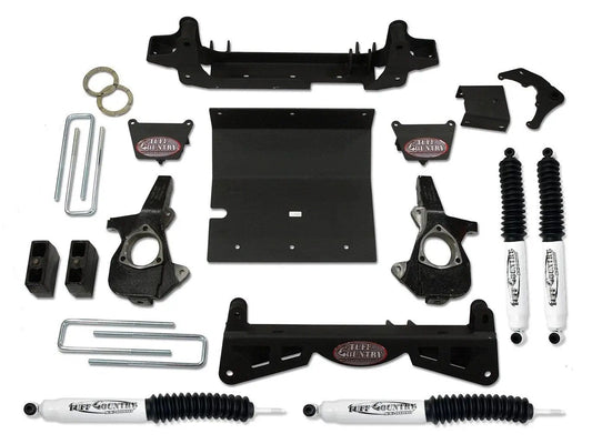 Tuff Country 14993 4in Lift Kit (3-Piece Sub Frame) No Shocks for 2001-2010 Silverado 2500HD 4WD