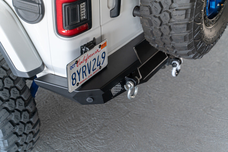 DV8 Offroad 2018 Jeep Wrangler JL MTO Series Rear Bumper w/ Optional Tire Carrier - #RBJL-13