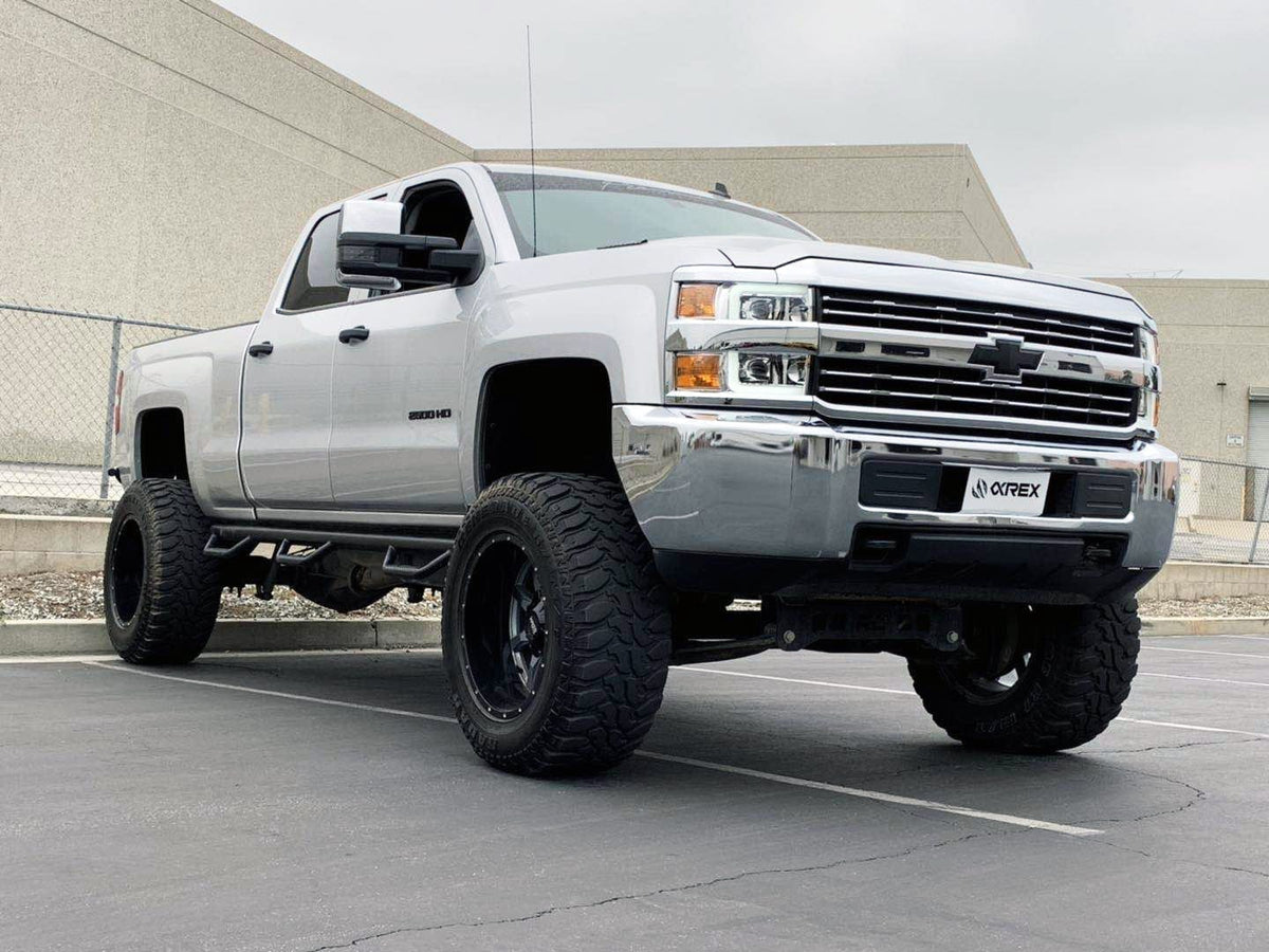 AlphaRex 880099 15-19 Chevrolet Silverado 2500/3500 LUXX-Series Projector Headlights Chrome with Activation Sequential Signal & DRL