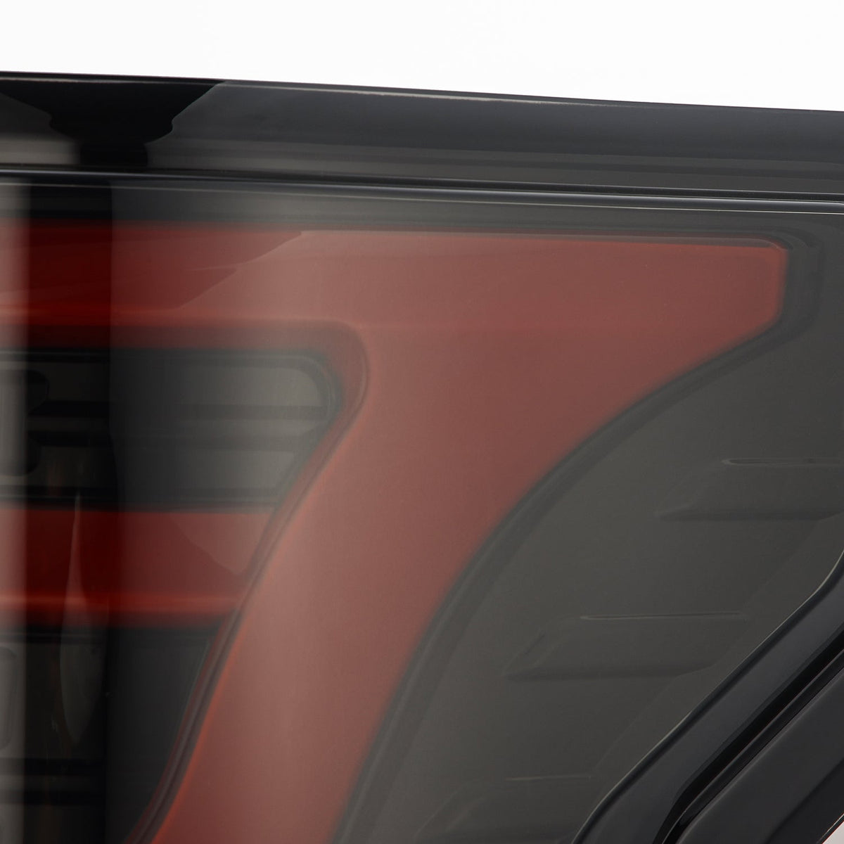 AlphaRex 652050 15-20 Ford F-150 Luxx LED Tail Lights (Pair) Black/Red (Not For Blind Spot Sensor Models)
