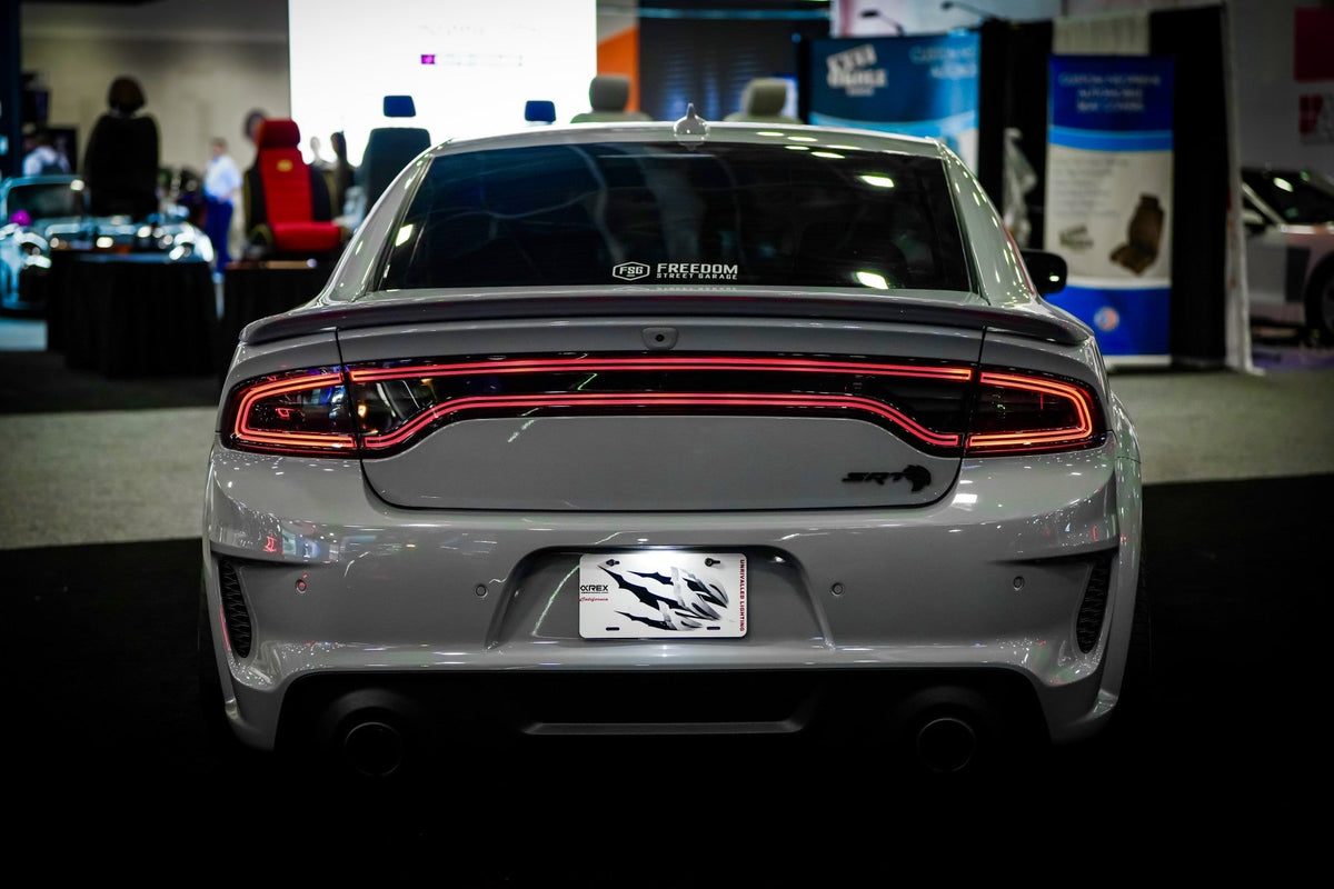 AlphaRex 642042 15-23 Dodge Charger Nova-Series LED Tail Lights - Smoke