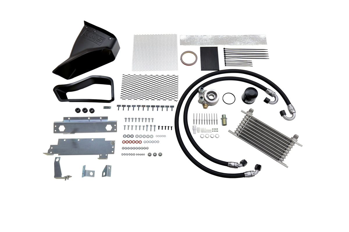 HKS 2023-2025 Honda Civic Type R FL5 S Type Oil Cooler Kit - Black
