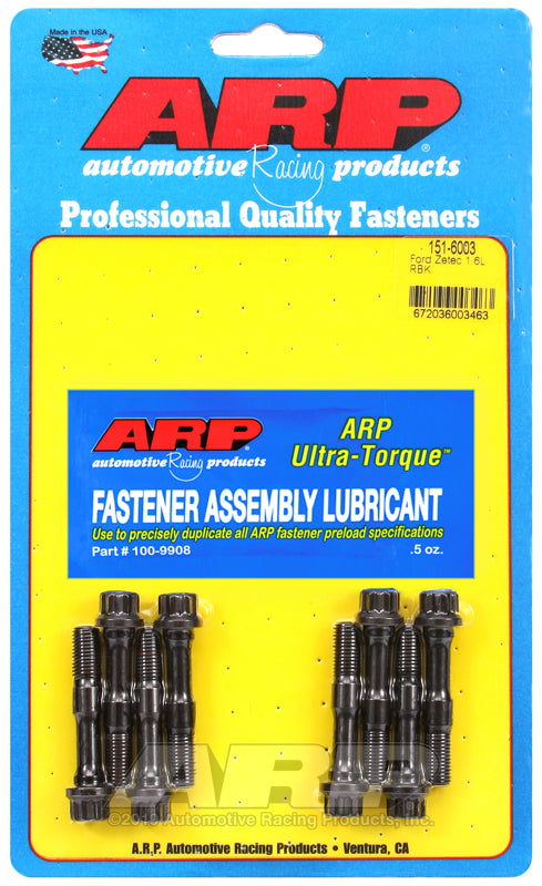 ARP 151-6003 for Ford Zetec 1.6L M8 Rod Bolt Kit