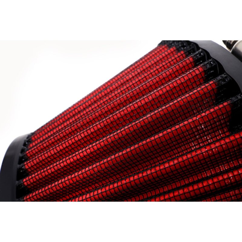 BLOX Racing Shorty Performance 5in Air Filter with 3.5in Velocity Stack and Coupler Kit - Black BXIM-00323-BK